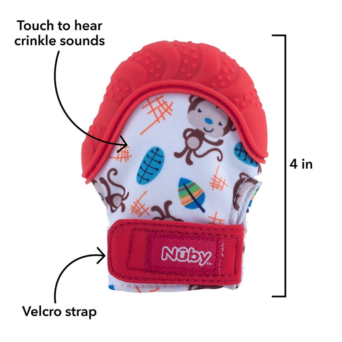 Nuby Teething Mitts - mezetto ebebek ebebek