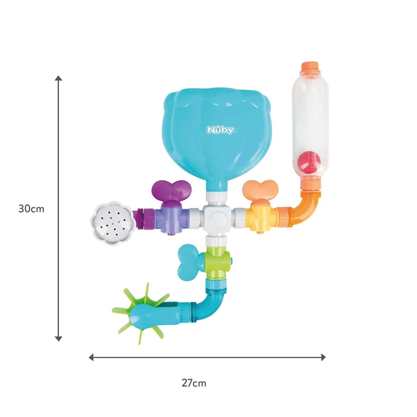 Nuby Wacky Pipes Bath Toy - mezetto ebebek ebebek