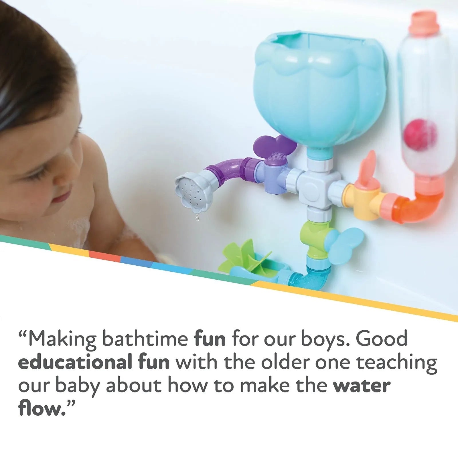 Nuby Wacky Pipes Bath Toy - mezetto ebebek ebebek