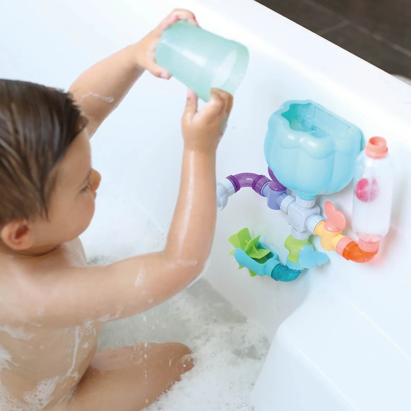 Nuby Wacky Pipes Bath Toy - mezetto ebebek ebebek
