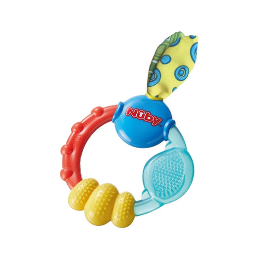 Nuby Wacky Teething Ring - Multicolour - mezetto ebebek ebebek