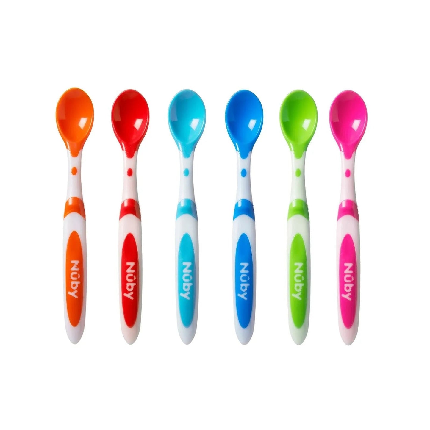 Nuby Weaning Spoons Pack of 6 - mezetto ebebek ebebek