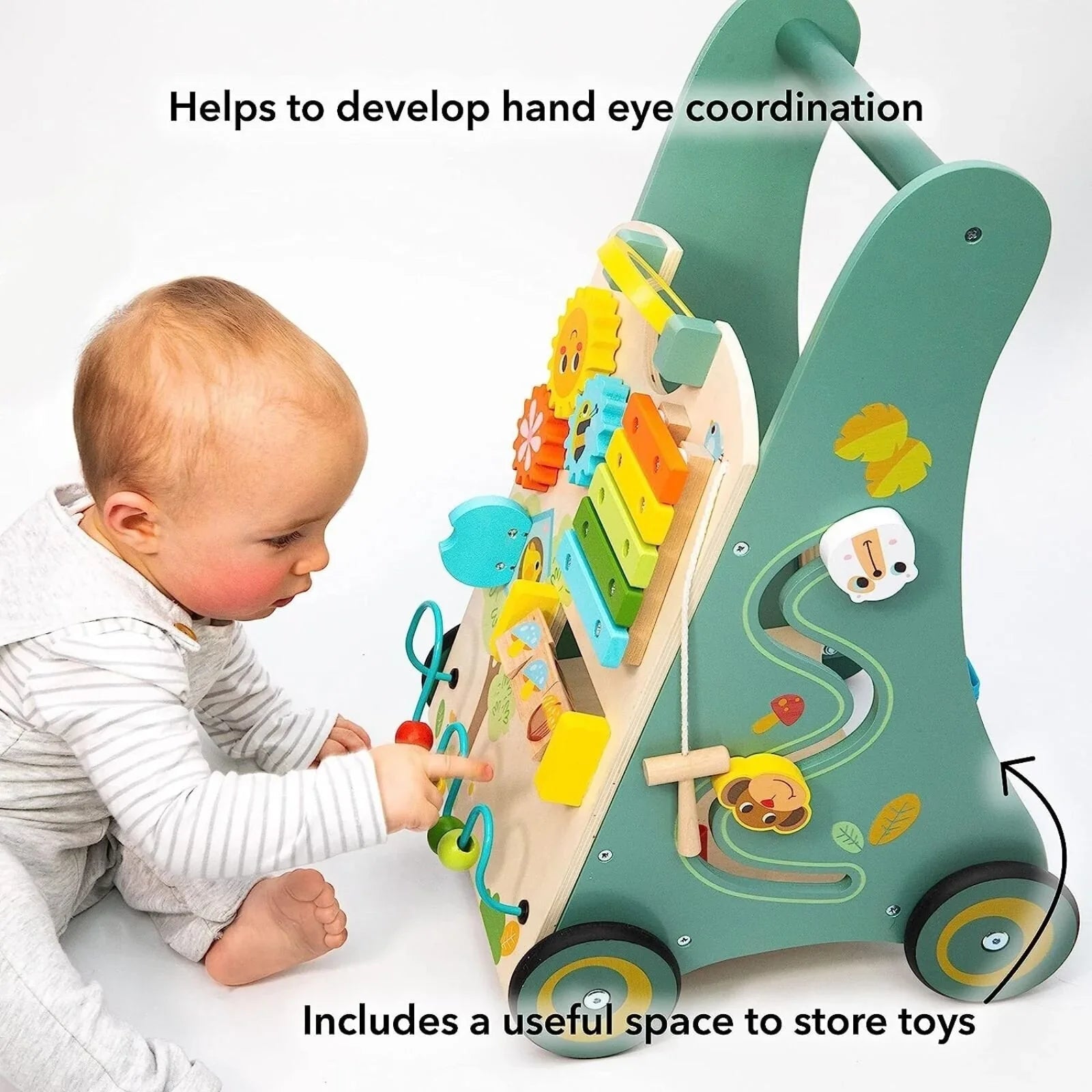 Nuby Wooden Walker - mezetto ebebek ebebek