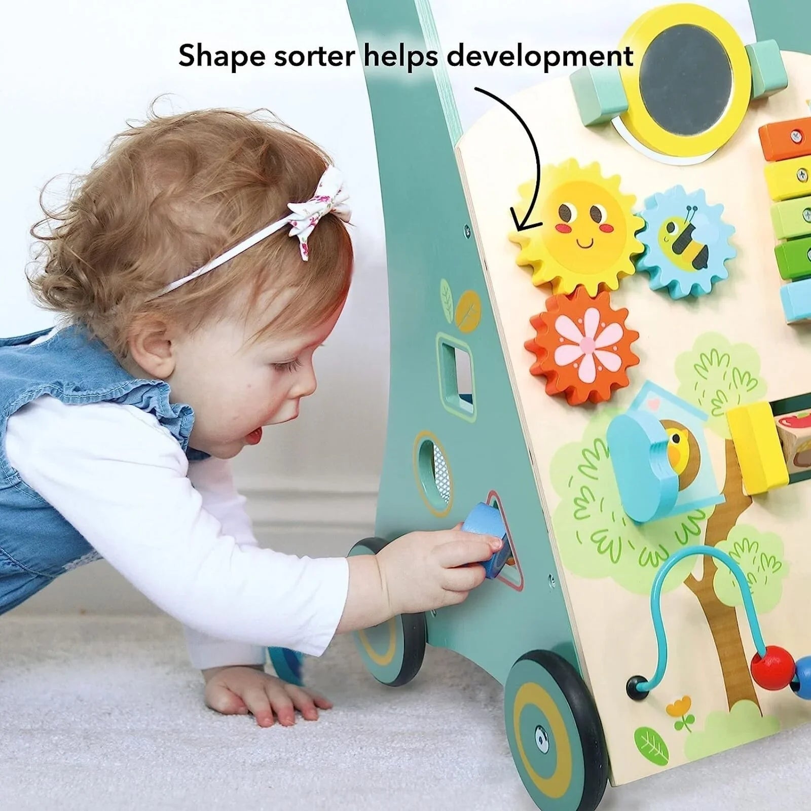 Nuby Wooden Walker - mezetto ebebek ebebek