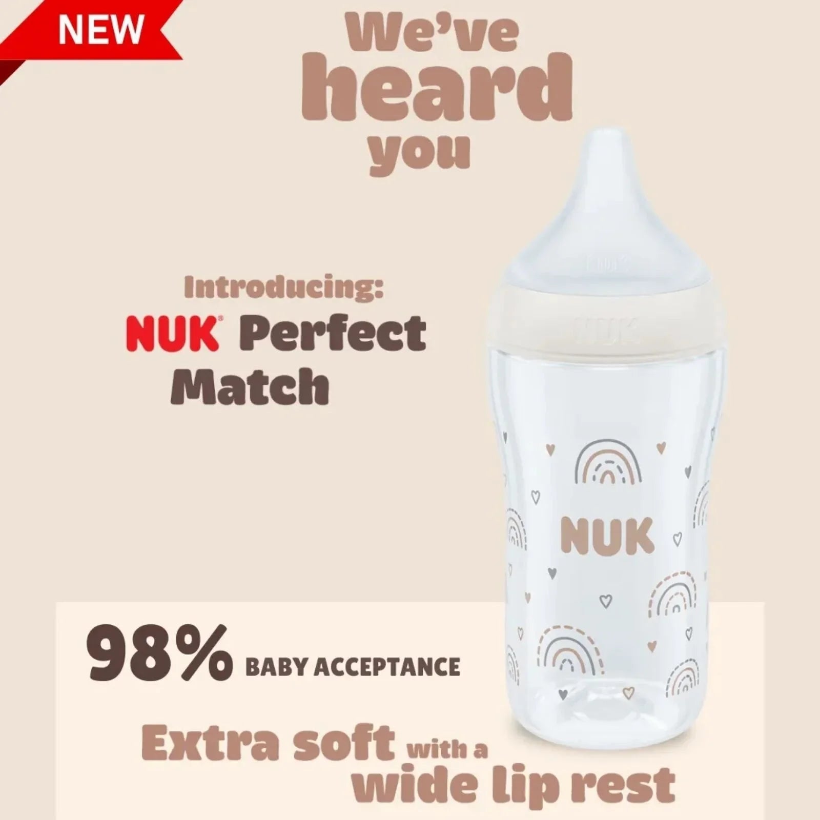 NUK Anti - Colic Perfect Match 260ml Pack of 3 - mezetto ebebek ebebek