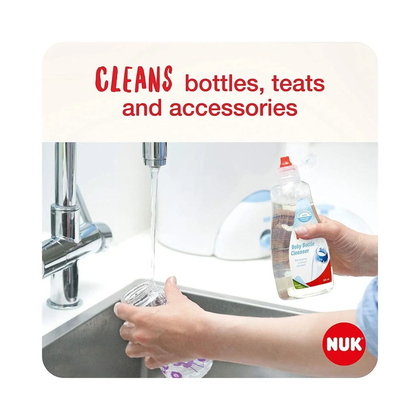 NUK Bottle Cleanser 500ml - mezetto ebebek ebebek