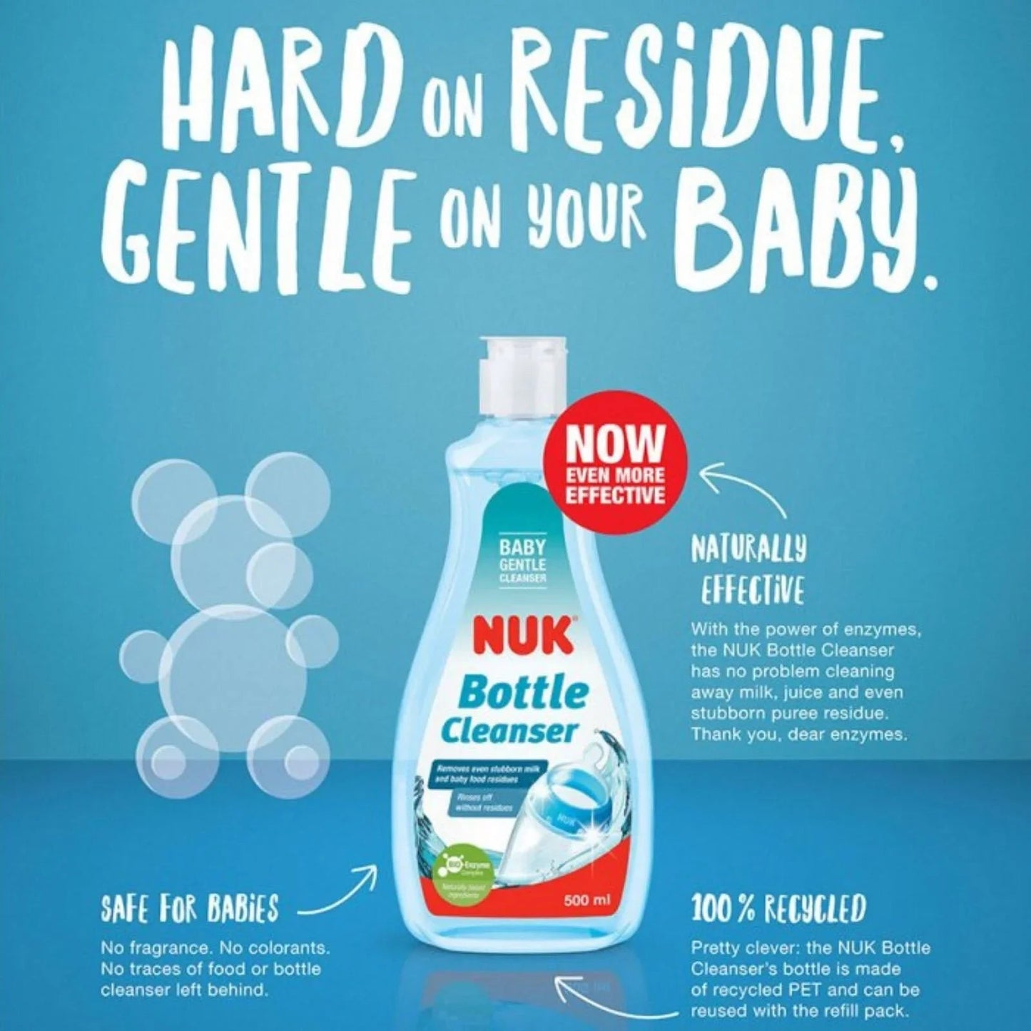 NUK Bottle Cleanser 500ml - mezetto ebebek ebebek