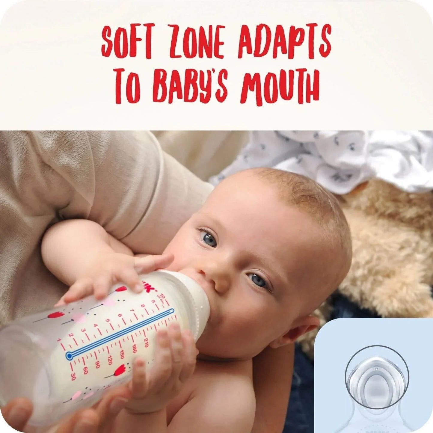 NUK First Choice+ Silicone Teats Small Feed Hole 0 - 6 months - mezetto ebebek ebebek