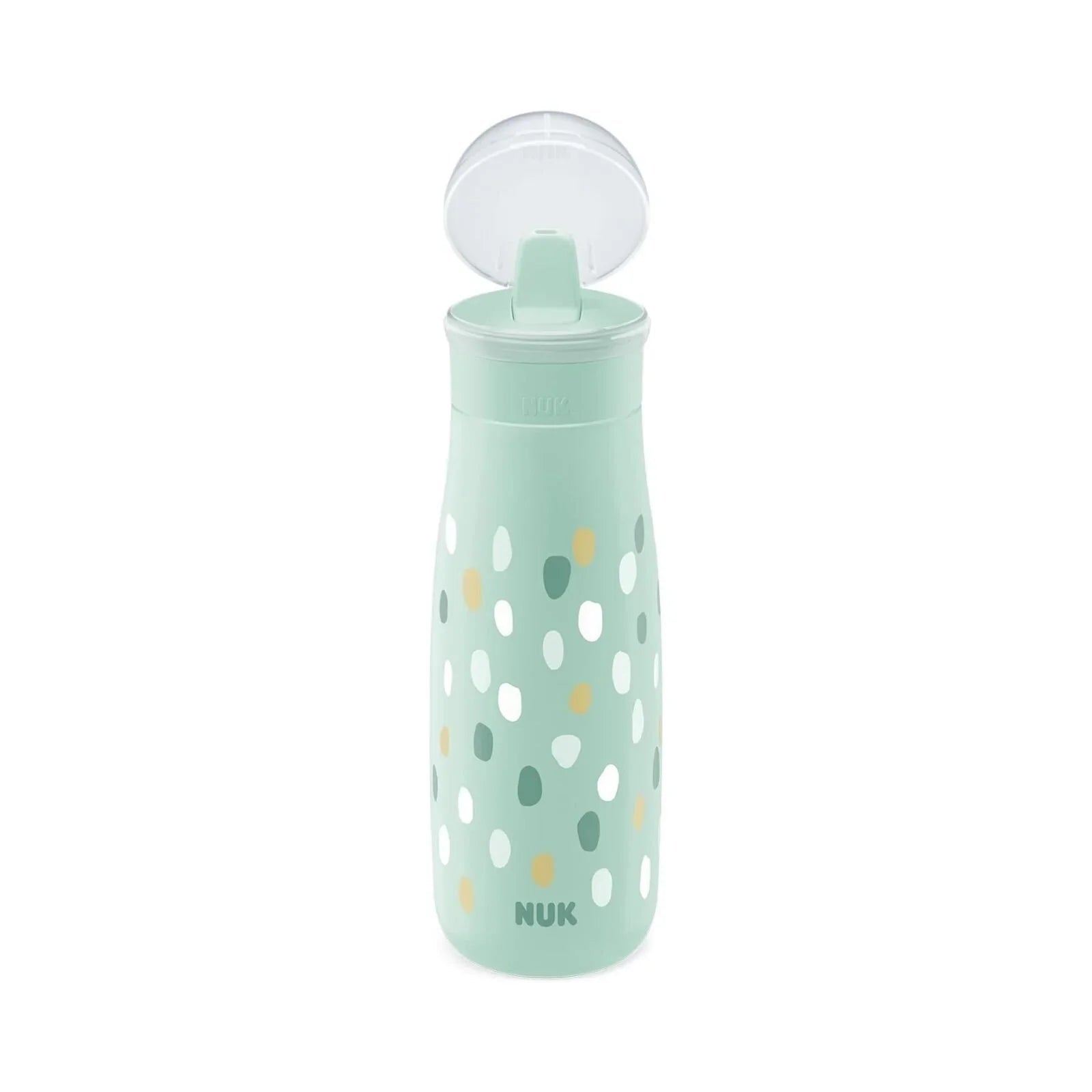 NUK Mini - Mee Flip Cup with 2 - in - 1 Cup 12+ months 450ml - Mint - mezetto ebebek ebebek