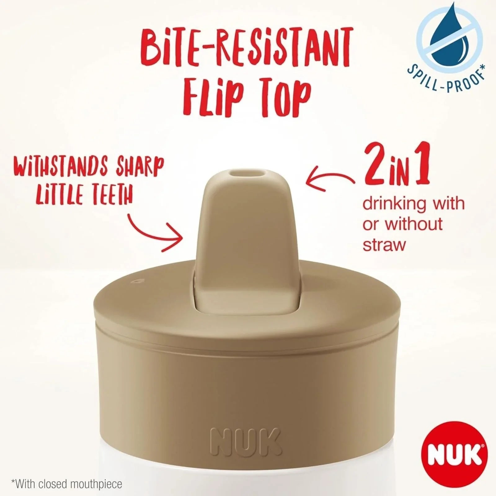 NUK Mini - Mee Sip Cup with Sip Top 9+ months 300ml - Bee - mezetto ebebek ebebek