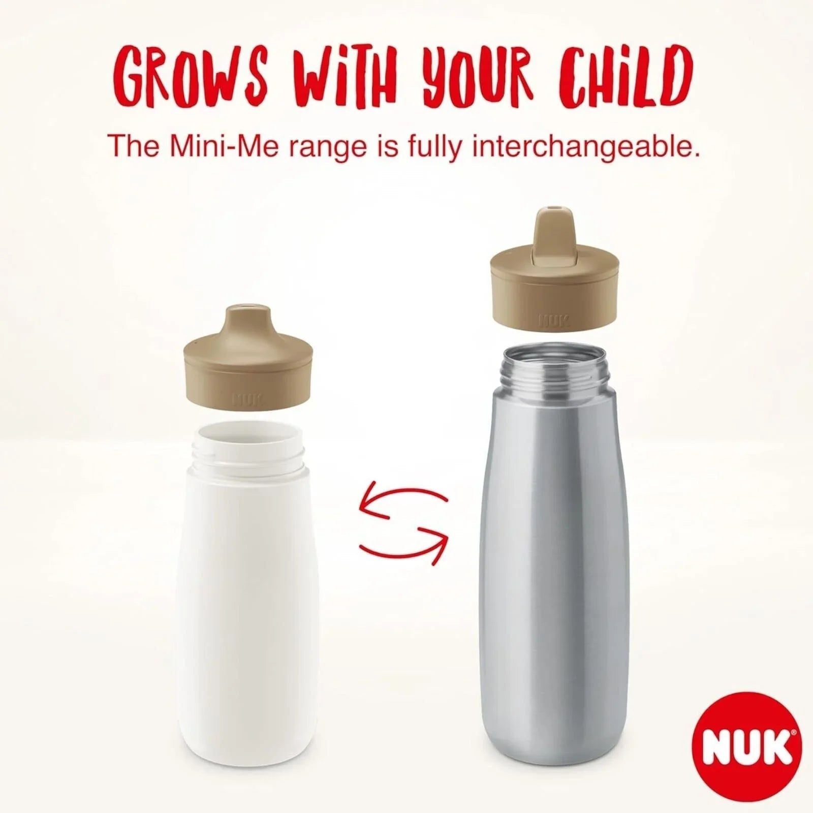 NUK Mini - Mee Sip Cup with Sip Top 9+ months 300ml - Butterfly - mezetto ebebek ebebek