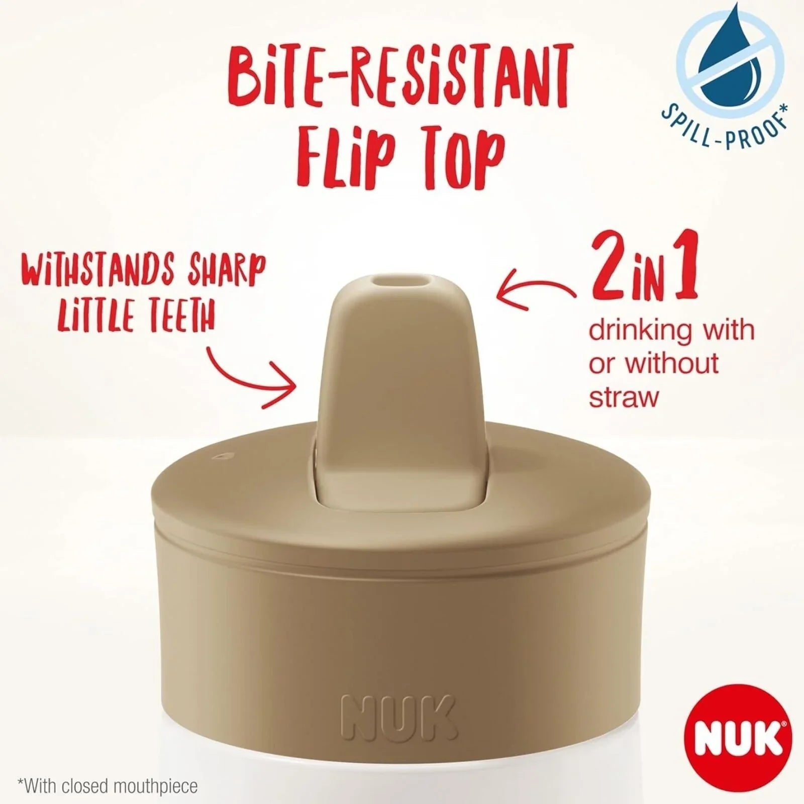 NUK Mini - Mee Sip Cup with Sip Top 9+ months 300ml - Butterfly - mezetto ebebek ebebek