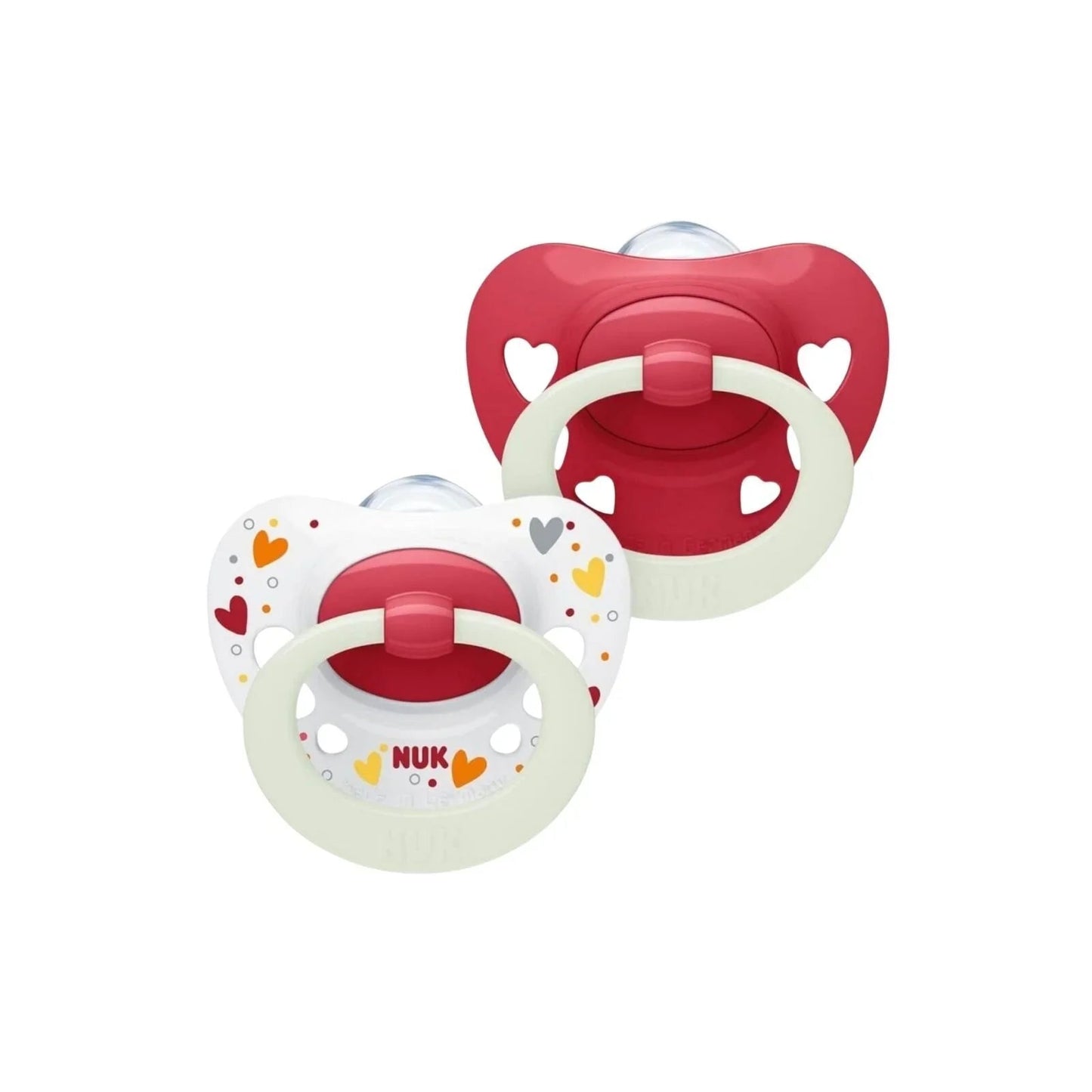NUK Signature Night Silicone Soothers 0 - 6 months - mezetto ebebek ebebek