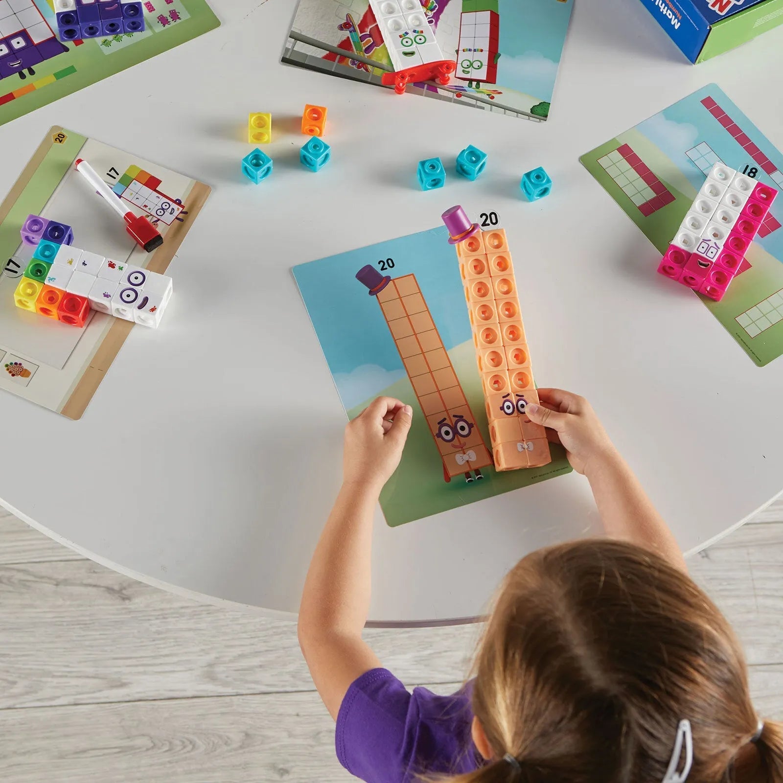Numberblocks Mathlink Cubes Numberblocks 1 - 10 Set - mezetto ebebek ebebek