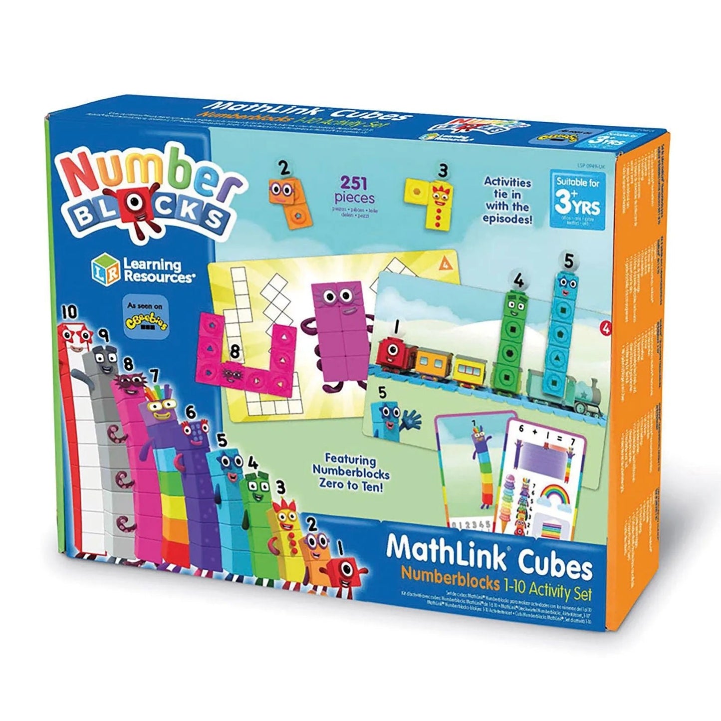 Numberblocks Mathlink Cubes Numberblocks 1 - 10 Set - mezetto ebebek ebebek