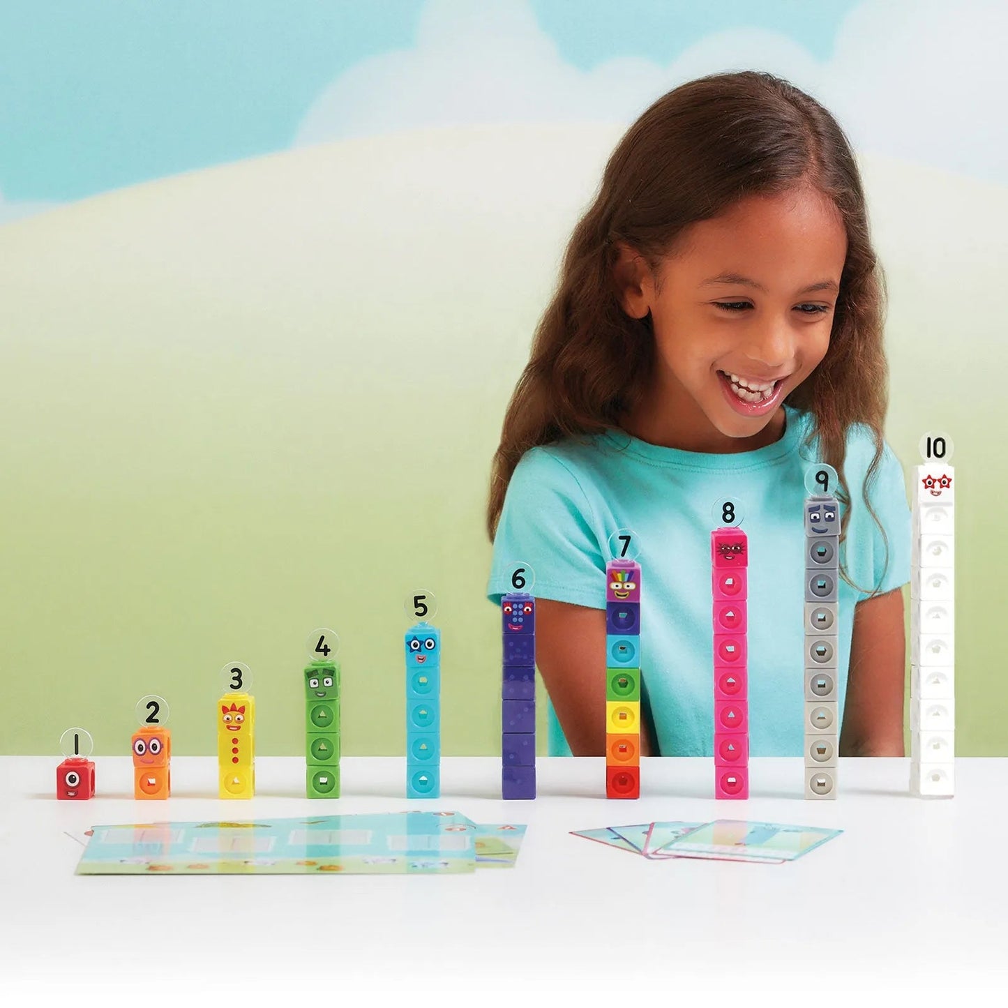 Numberblocks Mathlink Cubes Numberblocks 1 - 10 Set - mezetto ebebek ebebek