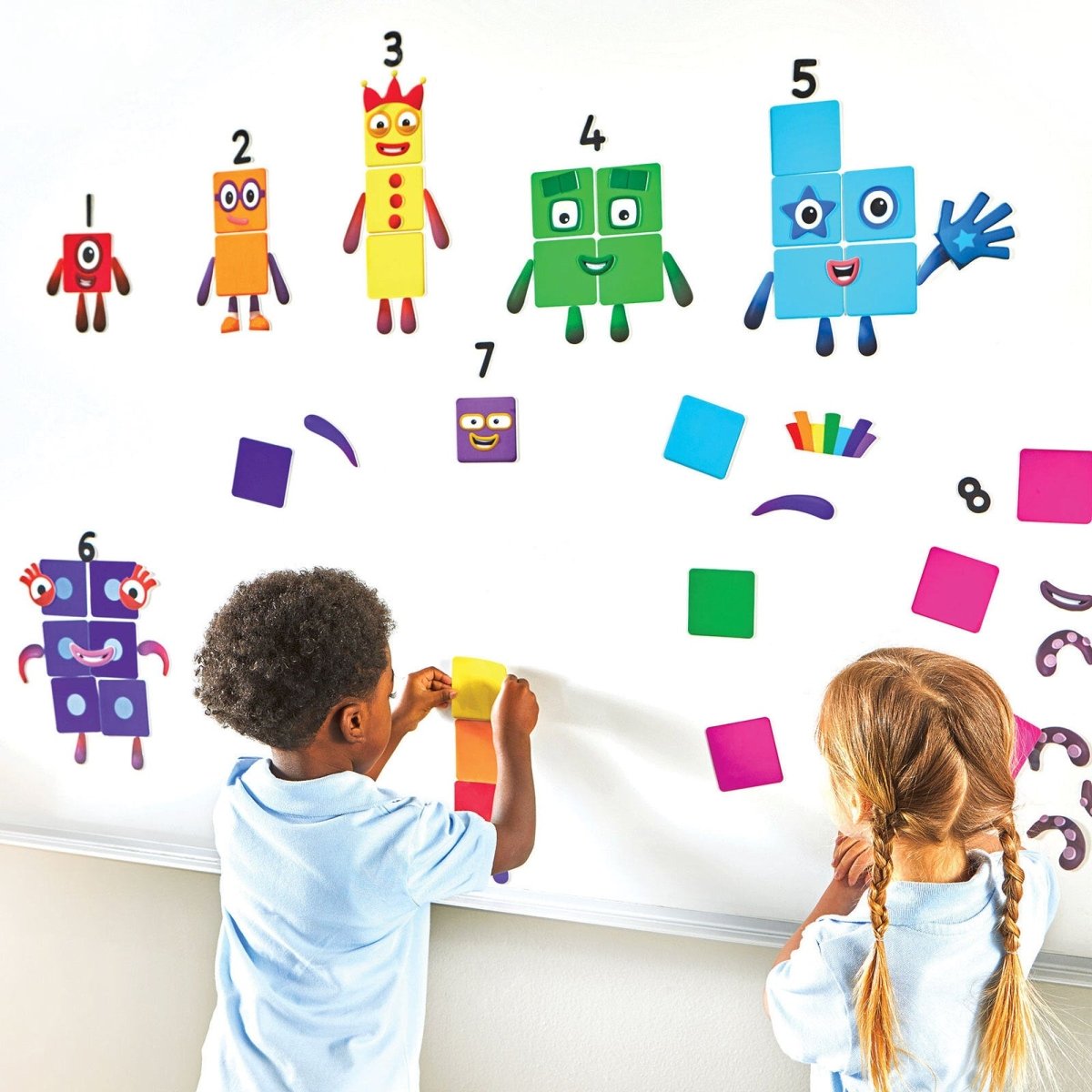 Numberblocks Reusable Clings - mezetto ebebek ebebek