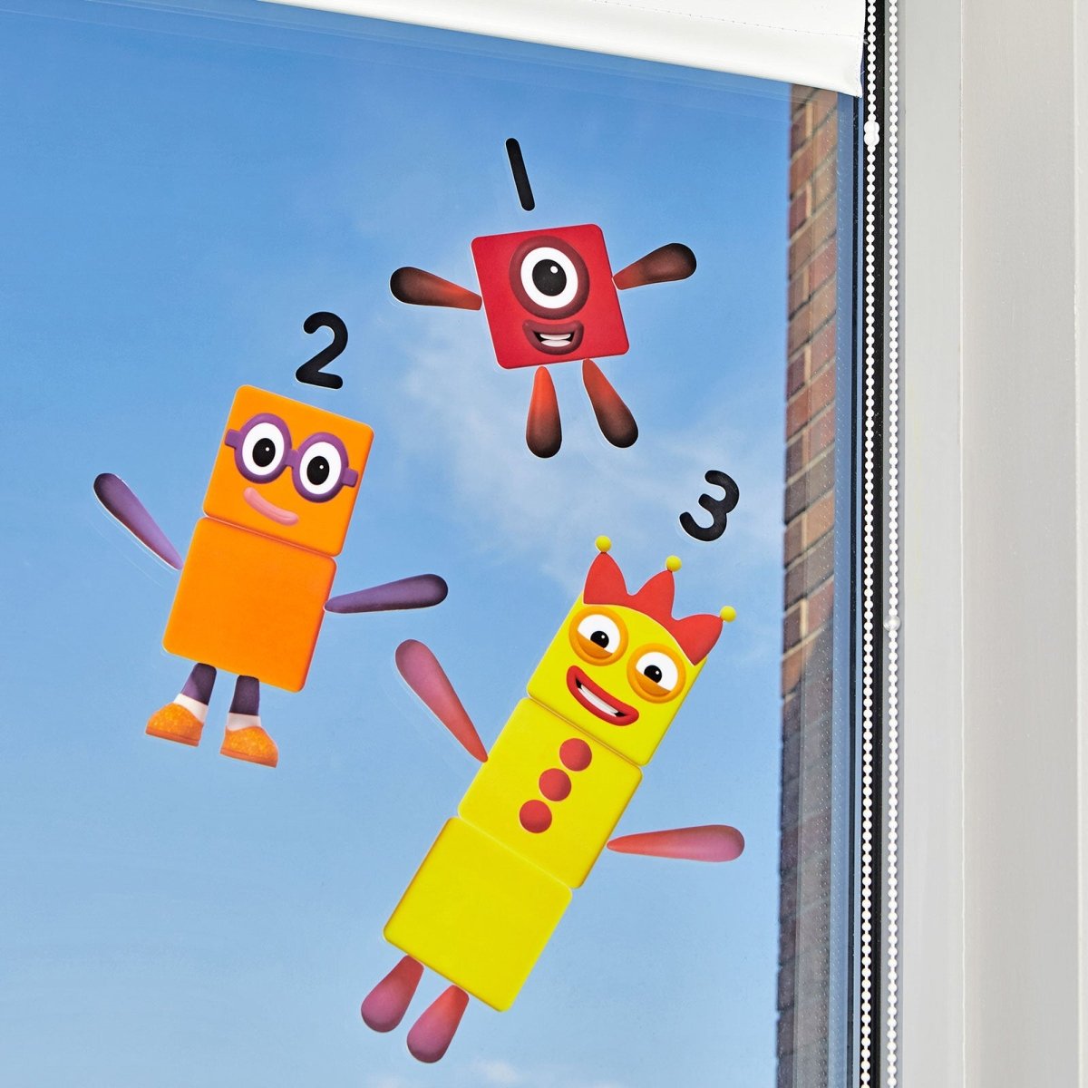 Numberblocks Reusable Clings - mezetto ebebek ebebek