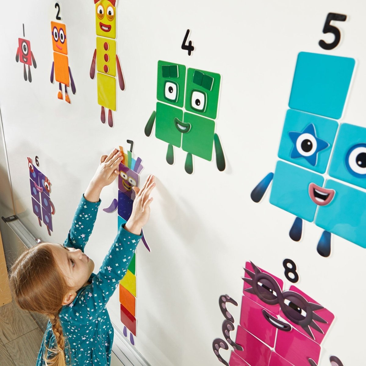 Numberblocks Reusable Clings - mezetto ebebek ebebek
