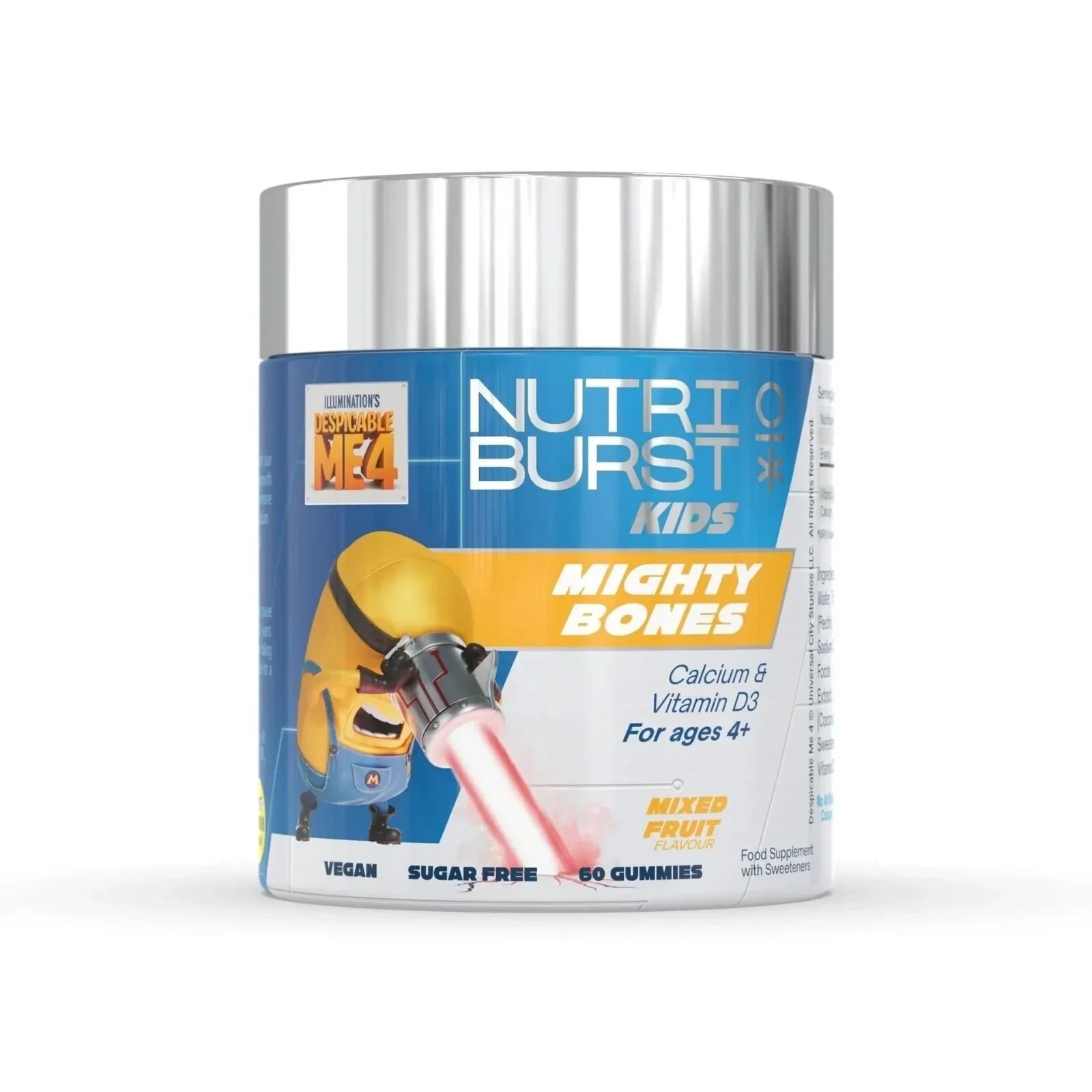 Nutriburst Minions Mighty Bones Vitamins 4+ years 60 pcs - mezetto ebebek ebebek