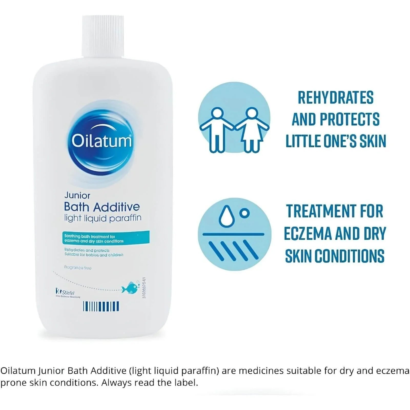 Oilatum Junior Bath Additive 600ml - mezetto ebebek ebebek