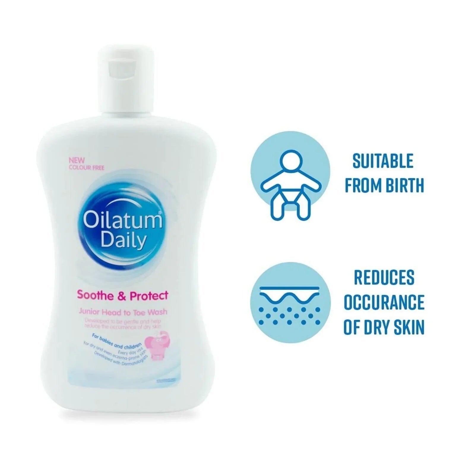 Oilatum Junior Head to Toe Wash 300ml - mezetto ebebek ebebek