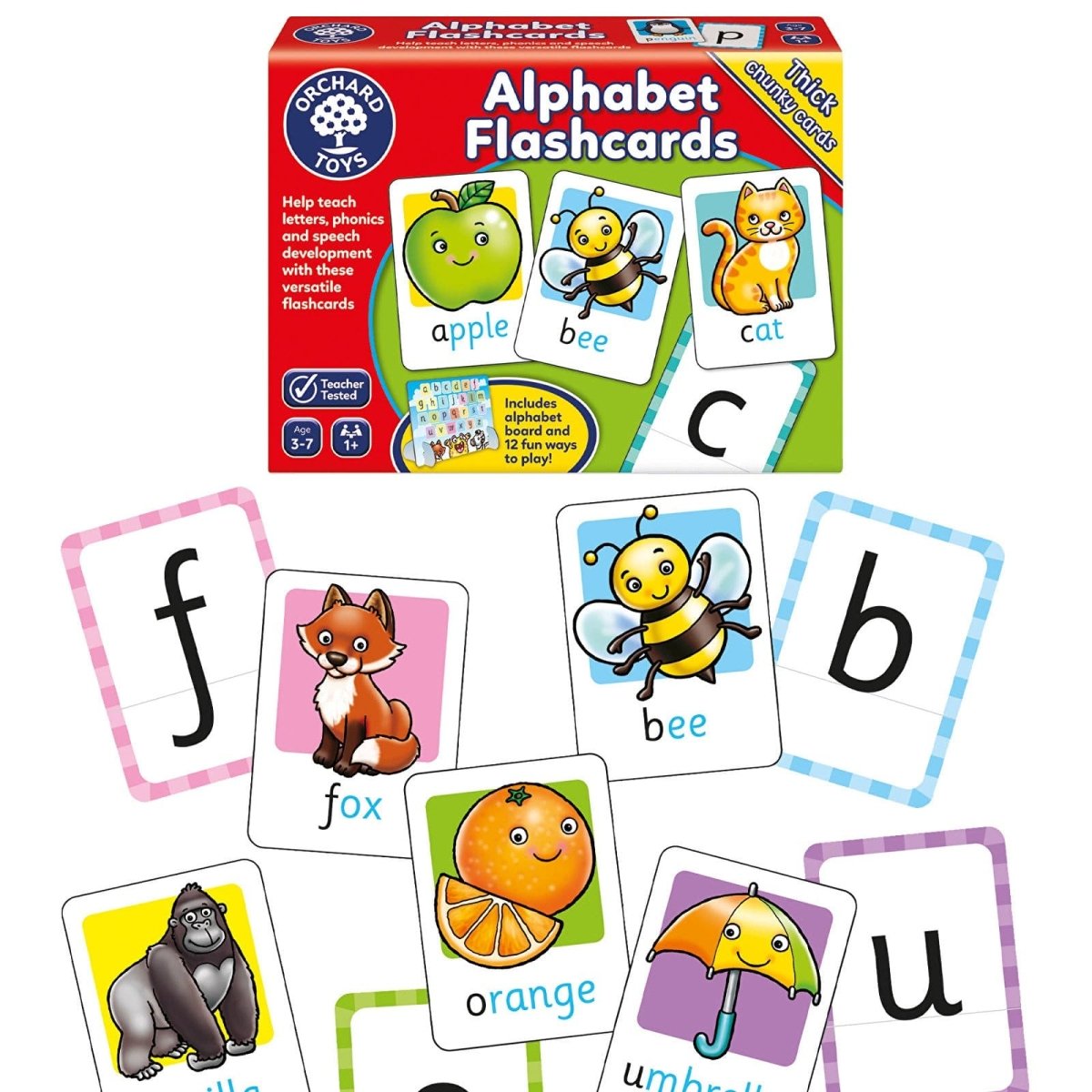 Orchard Toys Alphabet Flashcards - mezetto ebebek ebebek
