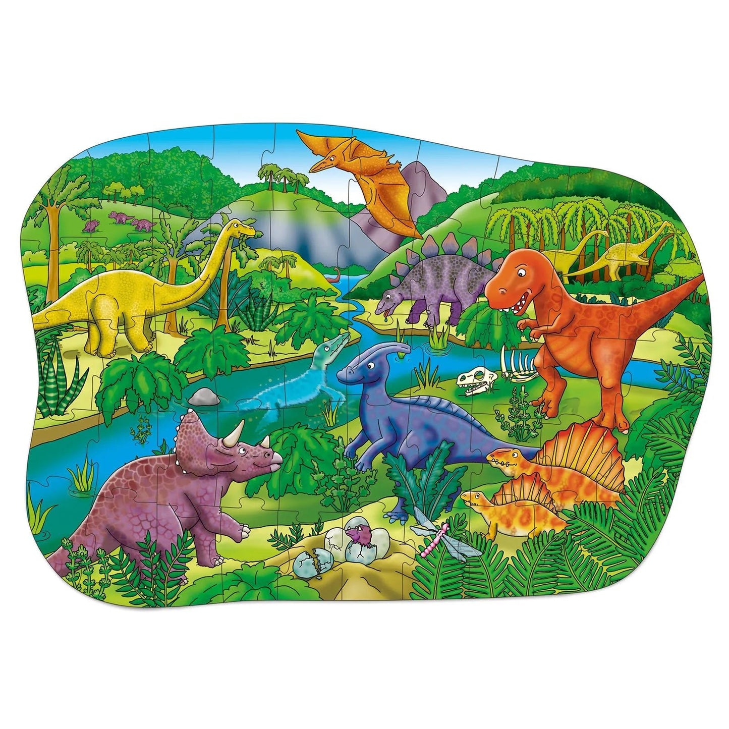 Orchard Toys Big Dinosaurs Jigsaw Puzzle - mezetto ebebek ebebek