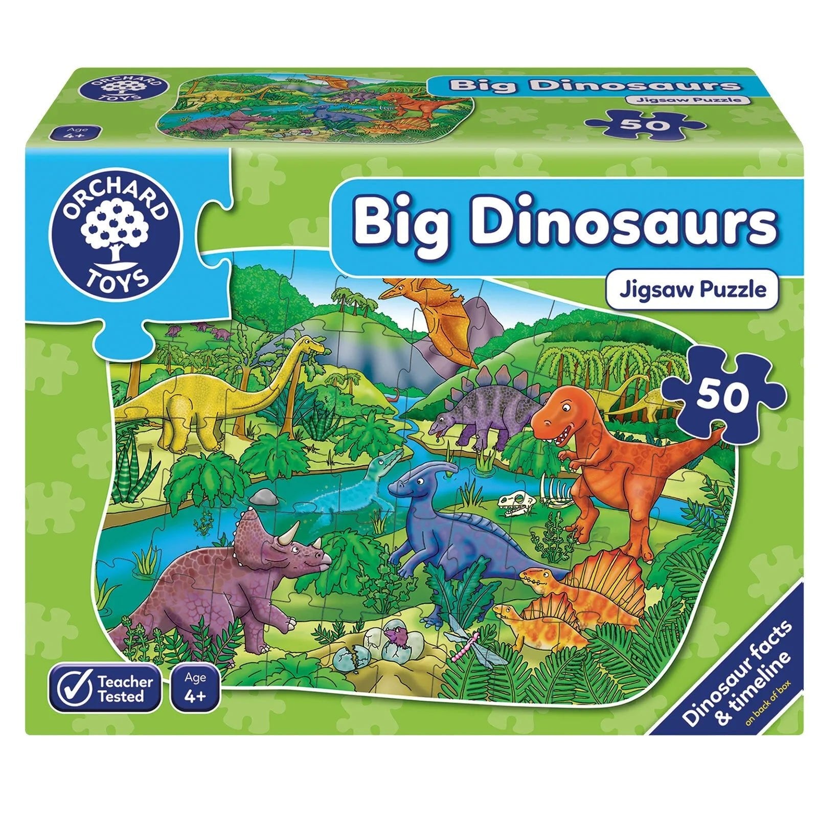 Orchard Toys Big Dinosaurs Jigsaw Puzzle - mezetto ebebek ebebek