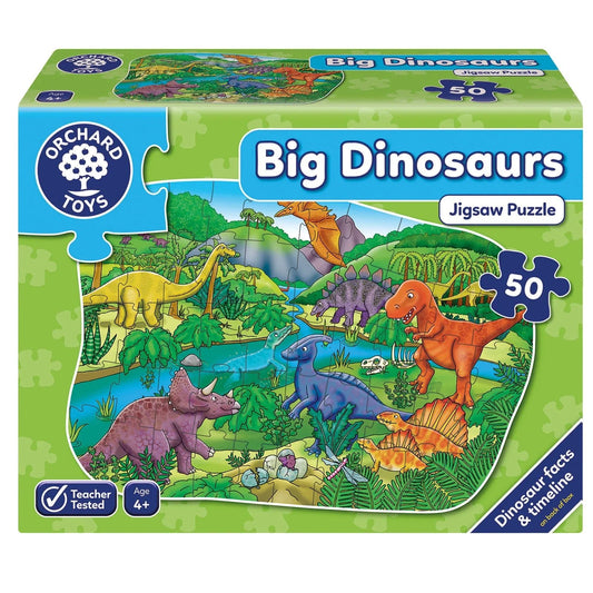 Orchard Toys Big Dinosaurs Jigsaw Puzzle - mezetto ebebek ebebek
