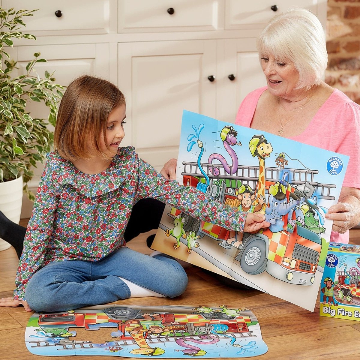 Orchard Toys Big Fire Engine Jigsaw Puzzle - mezetto ebebek ebebek