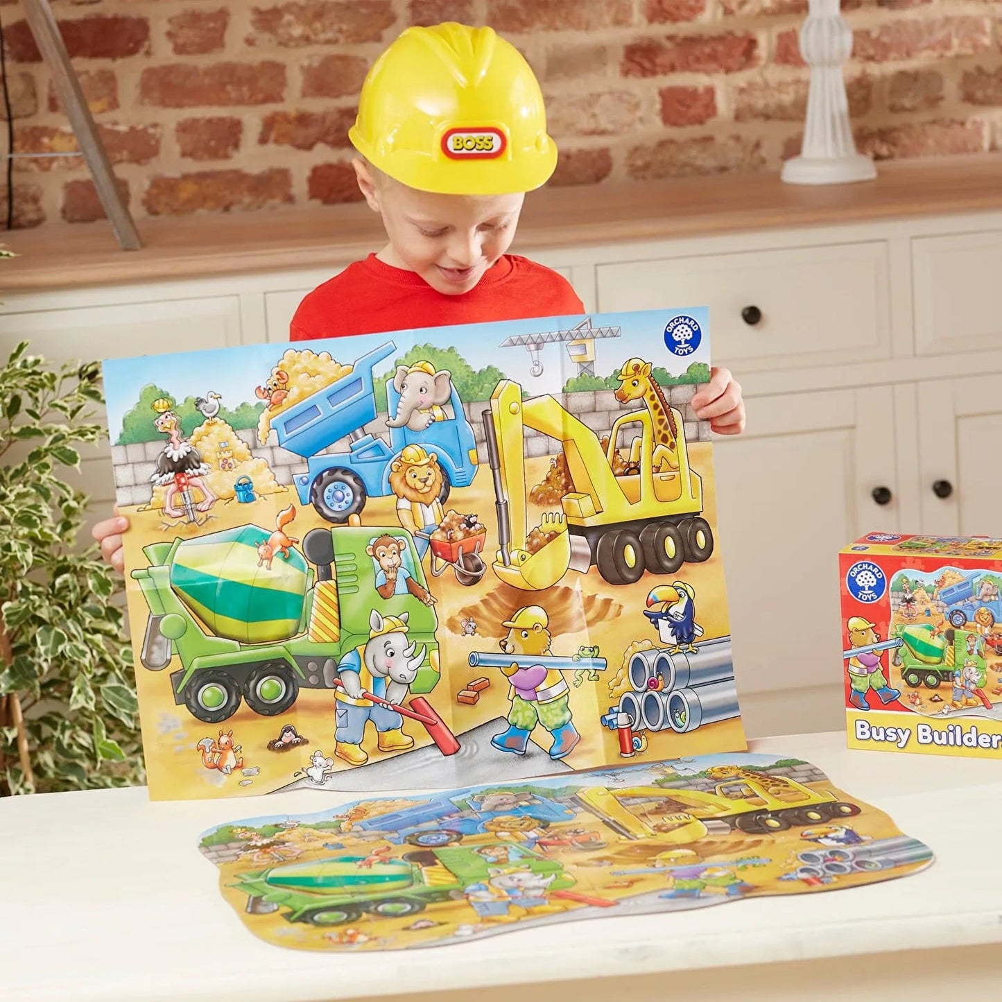 Orchard Toys Busy Builders Jigsaw Puzzle - mezetto ebebek ebebek