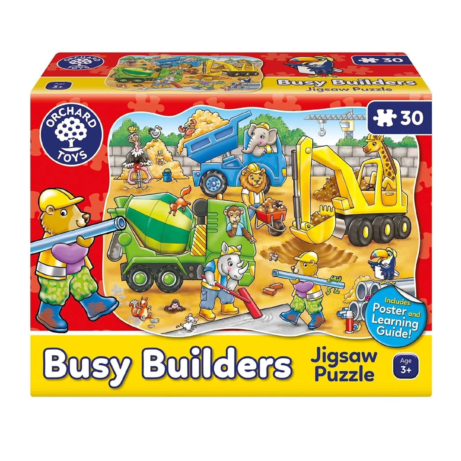 Orchard Toys Busy Builders Jigsaw Puzzle - mezetto ebebek ebebek