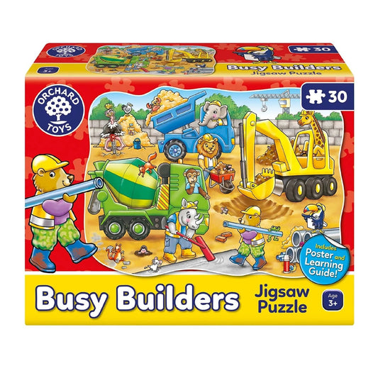 Orchard Toys Busy Builders Jigsaw Puzzle - mezetto ebebek ebebek