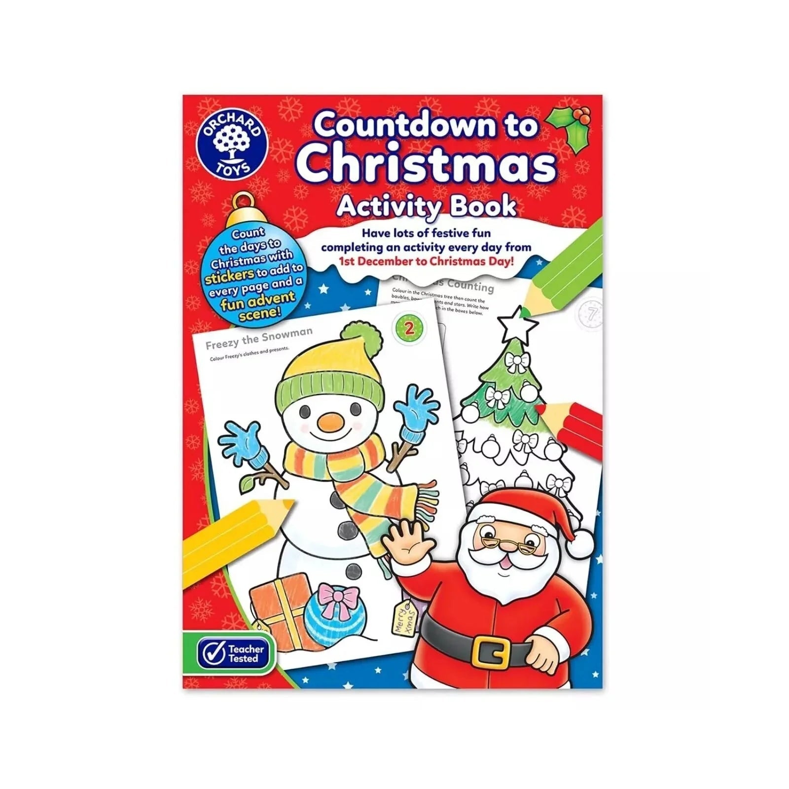 Orchard Toys Countdown to Christmas Activity Book - mezetto ebebek ebebek