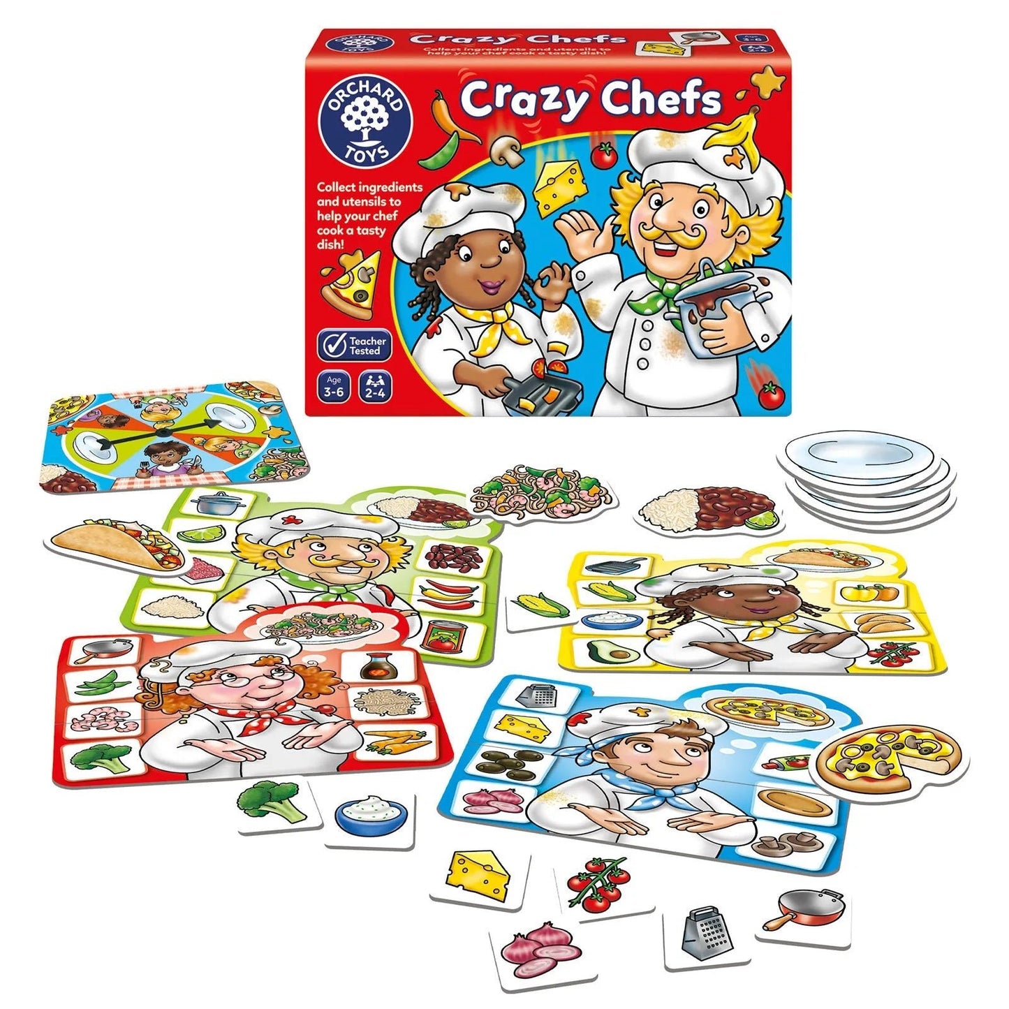 Orchard Toys Crazy Chefs - mezetto ebebek ebebek