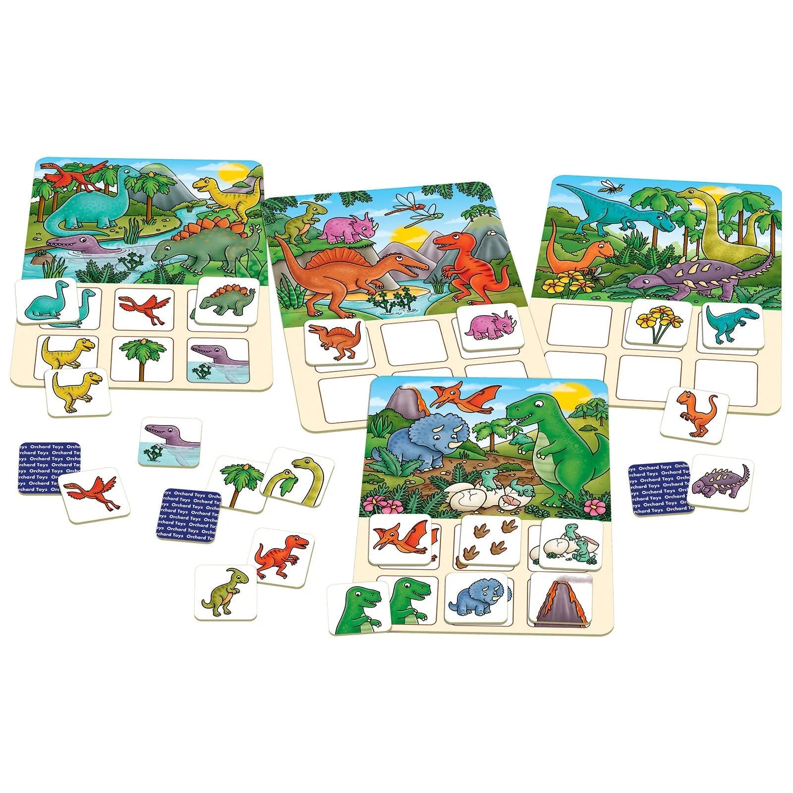 Orchard Toys Dinosaur Lotto - mezetto ebebek ebebek