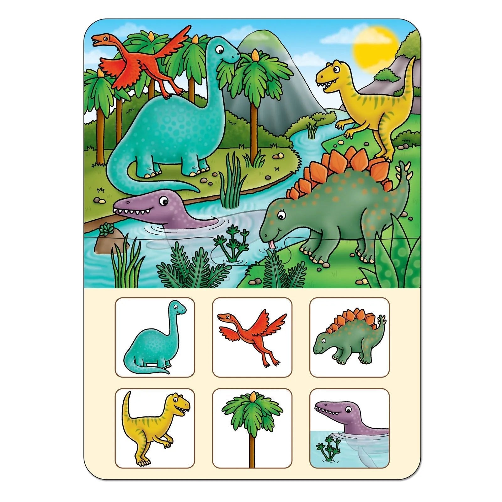 Orchard Toys Dinosaur Lotto - mezetto ebebek ebebek