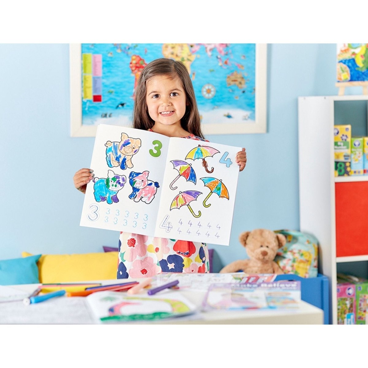 Orchard Toys Early Learning Colouring Books - mezetto ebebek ebebek