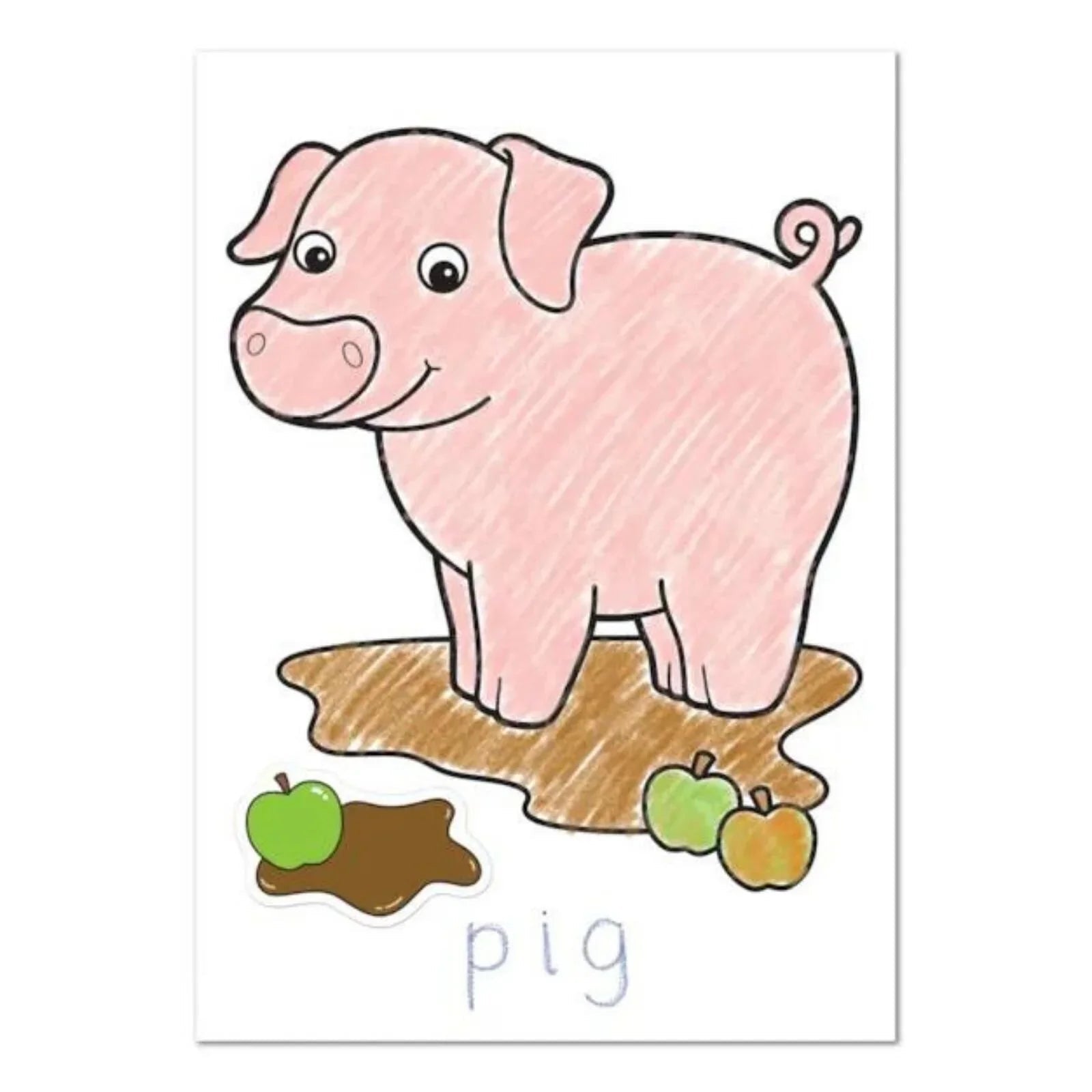 Orchard Toys Farmyard Colouring Book - mezetto ebebek ebebek