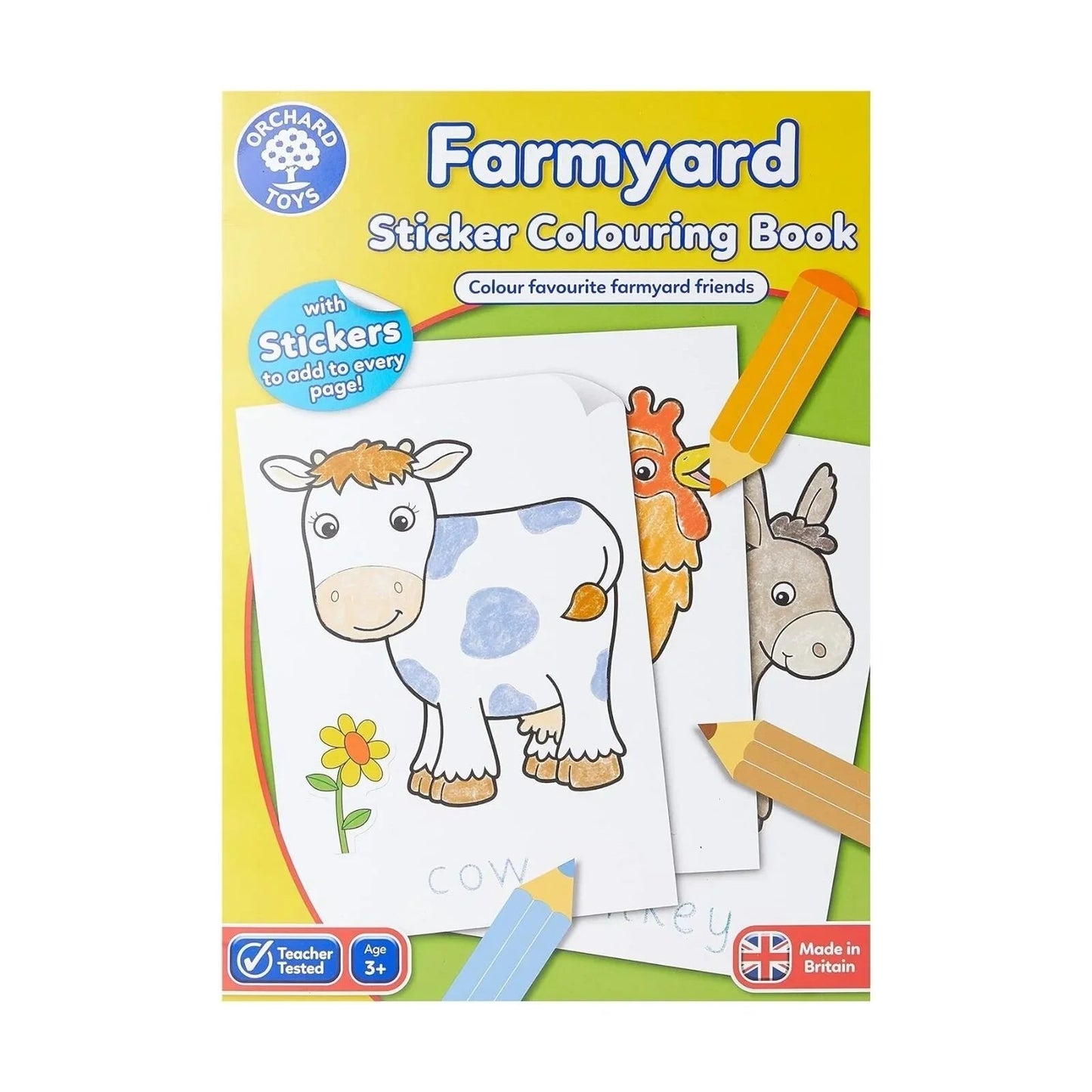 Orchard Toys Farmyard Colouring Book - mezetto ebebek ebebek