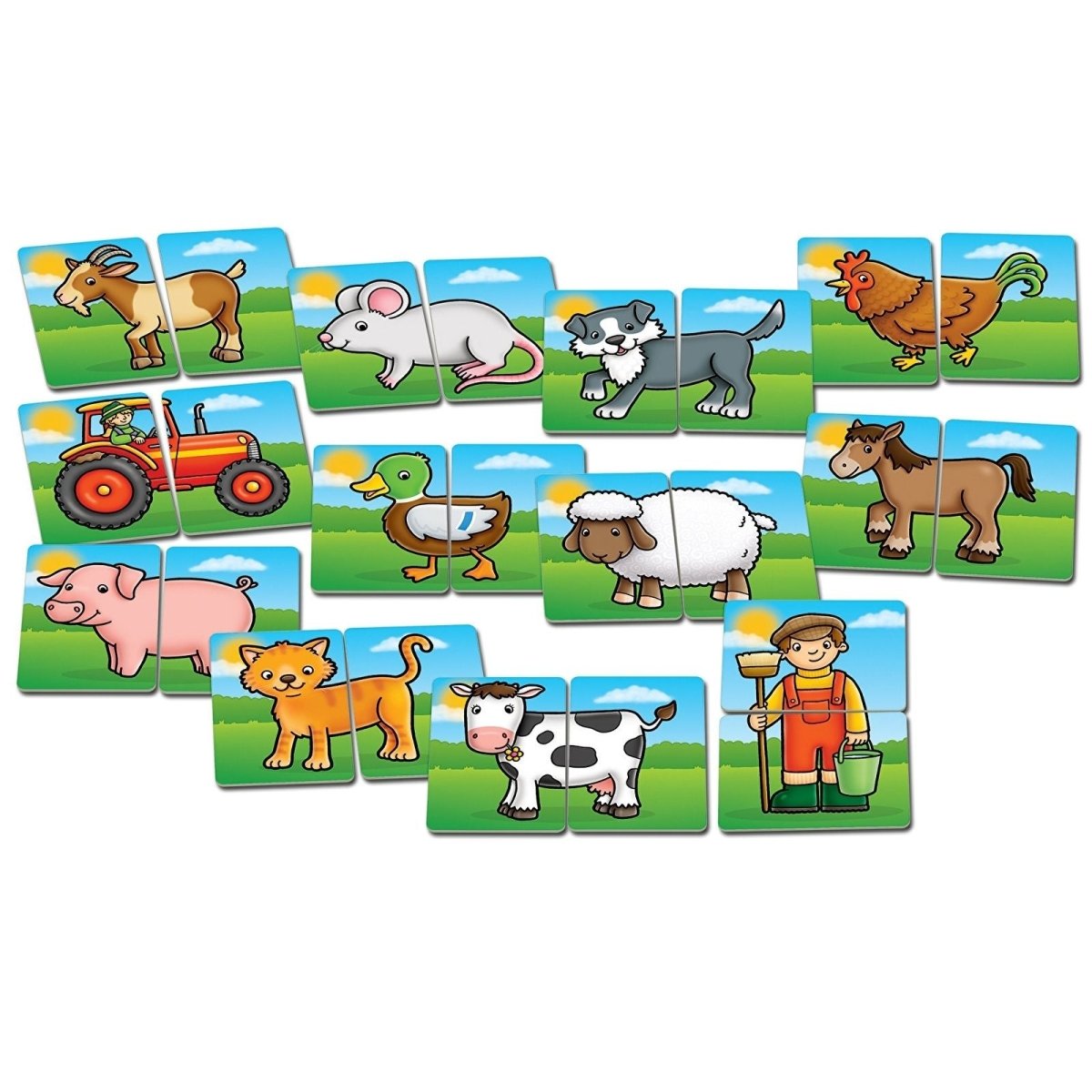 Orchard Toys Farmyard Heads & Tails - mezetto ebebek ebebek