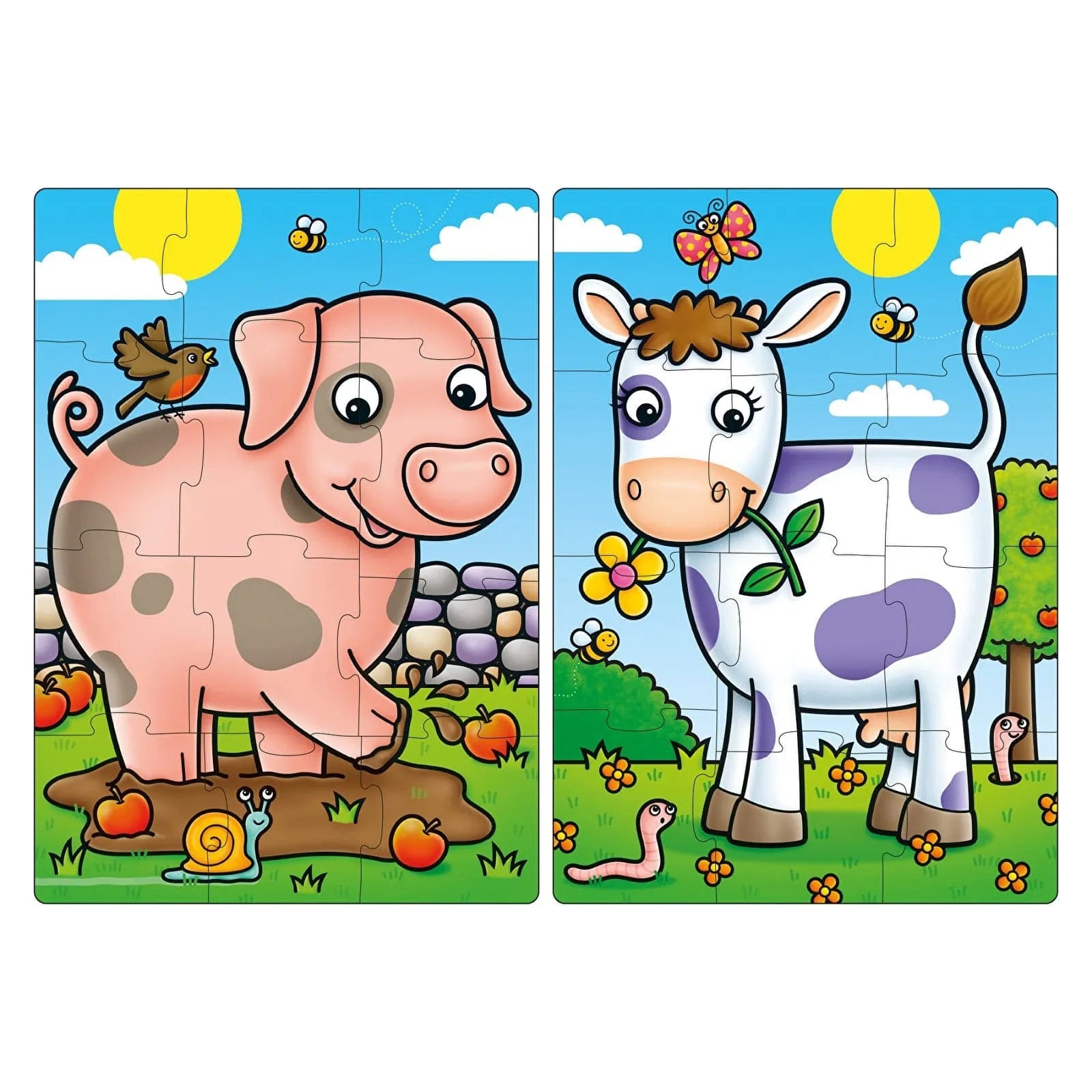 Orchard Toys First Farm Friends Jigsaw Puzzles - mezetto ebebek ebebek