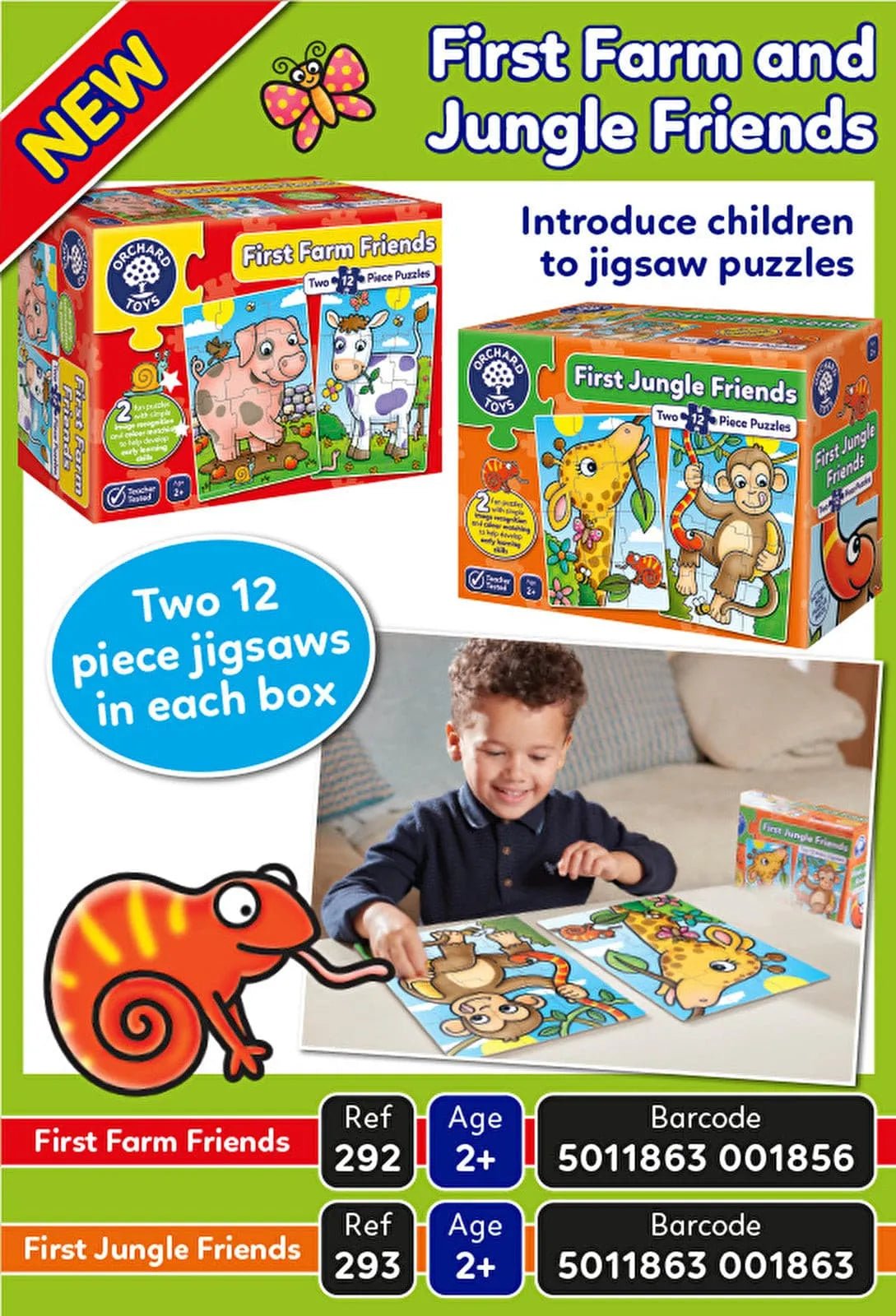Orchard Toys First Farm Friends Jigsaw Puzzles - mezetto ebebek ebebek