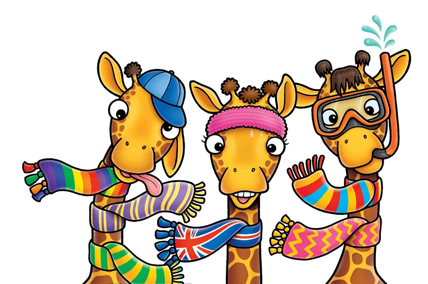 Orchard Toys Giraffes In Scarves - mezetto ebebek ebebek