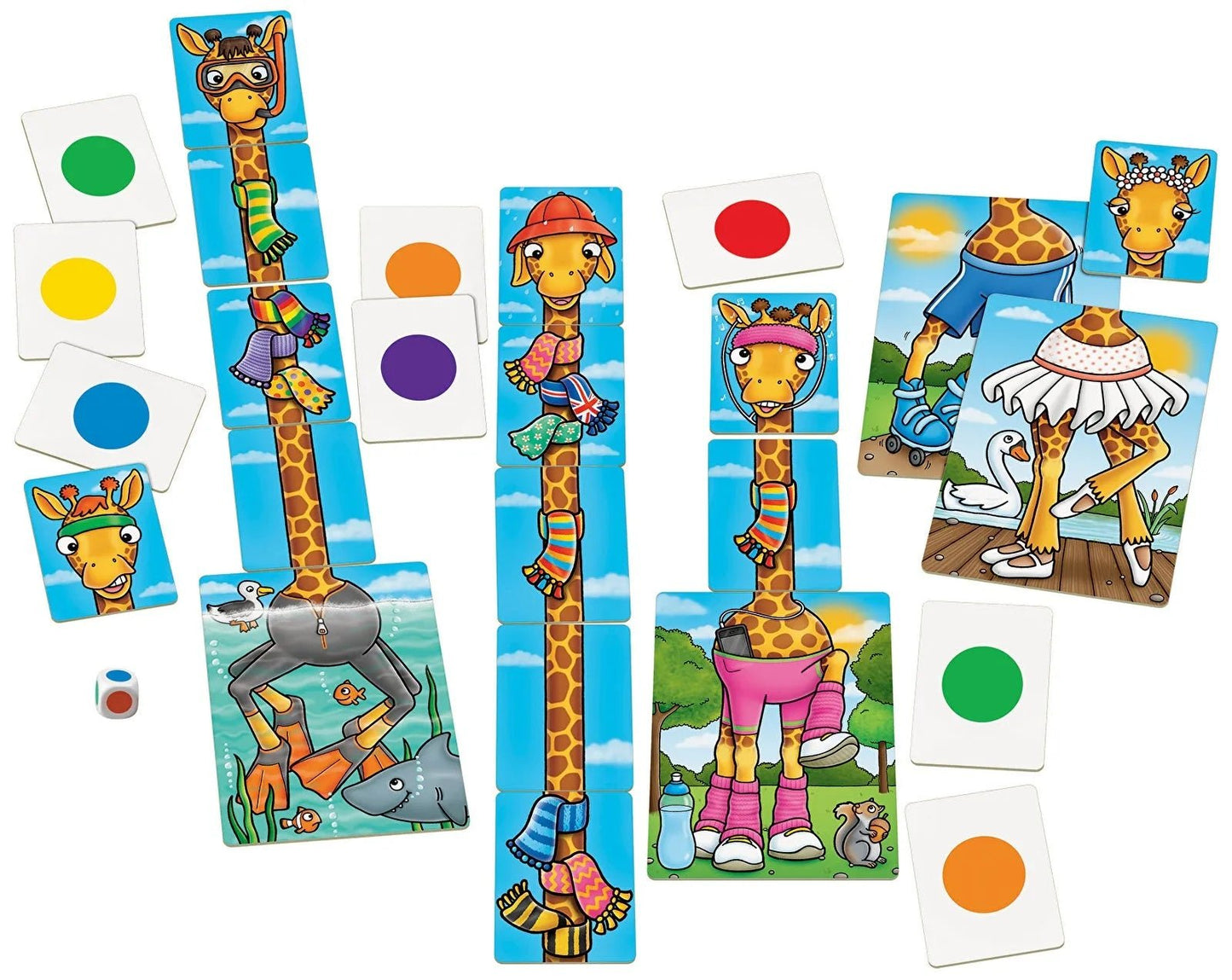 Orchard Toys Giraffes In Scarves - mezetto ebebek ebebek