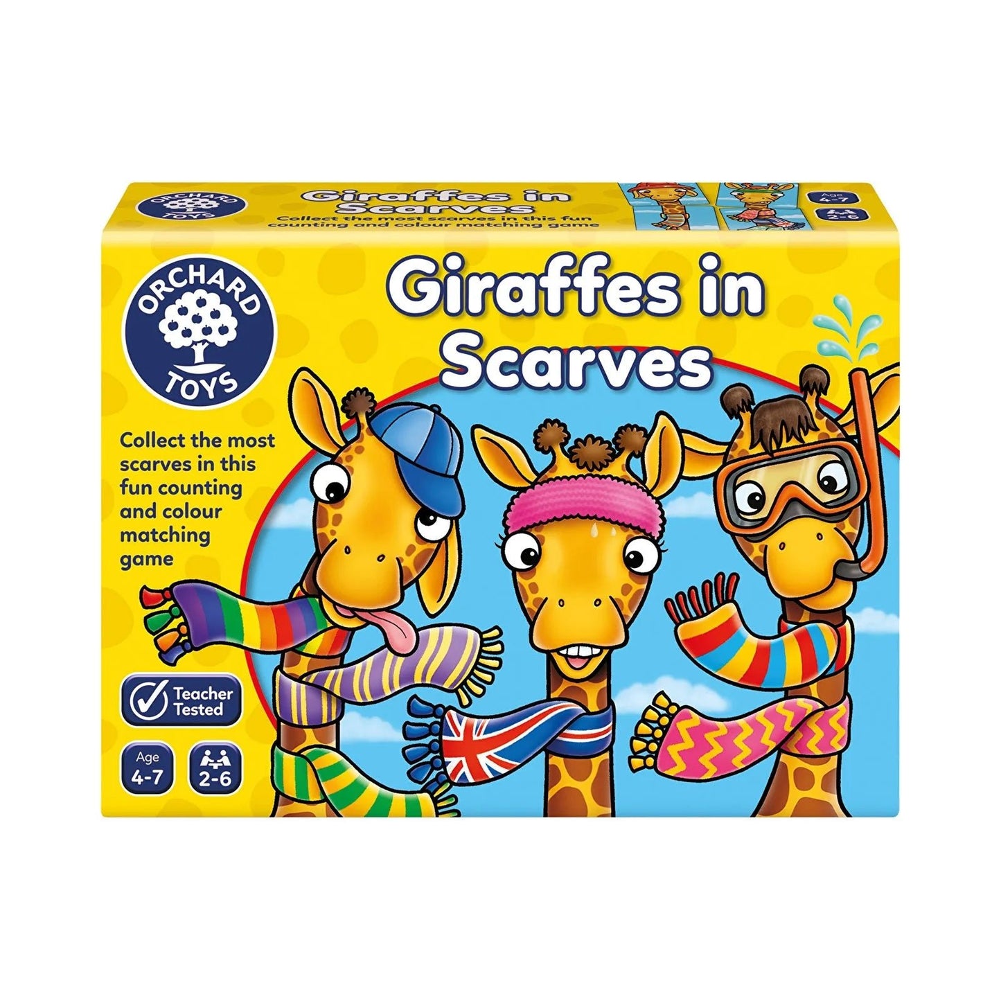 Orchard Toys Giraffes In Scarves - mezetto ebebek ebebek