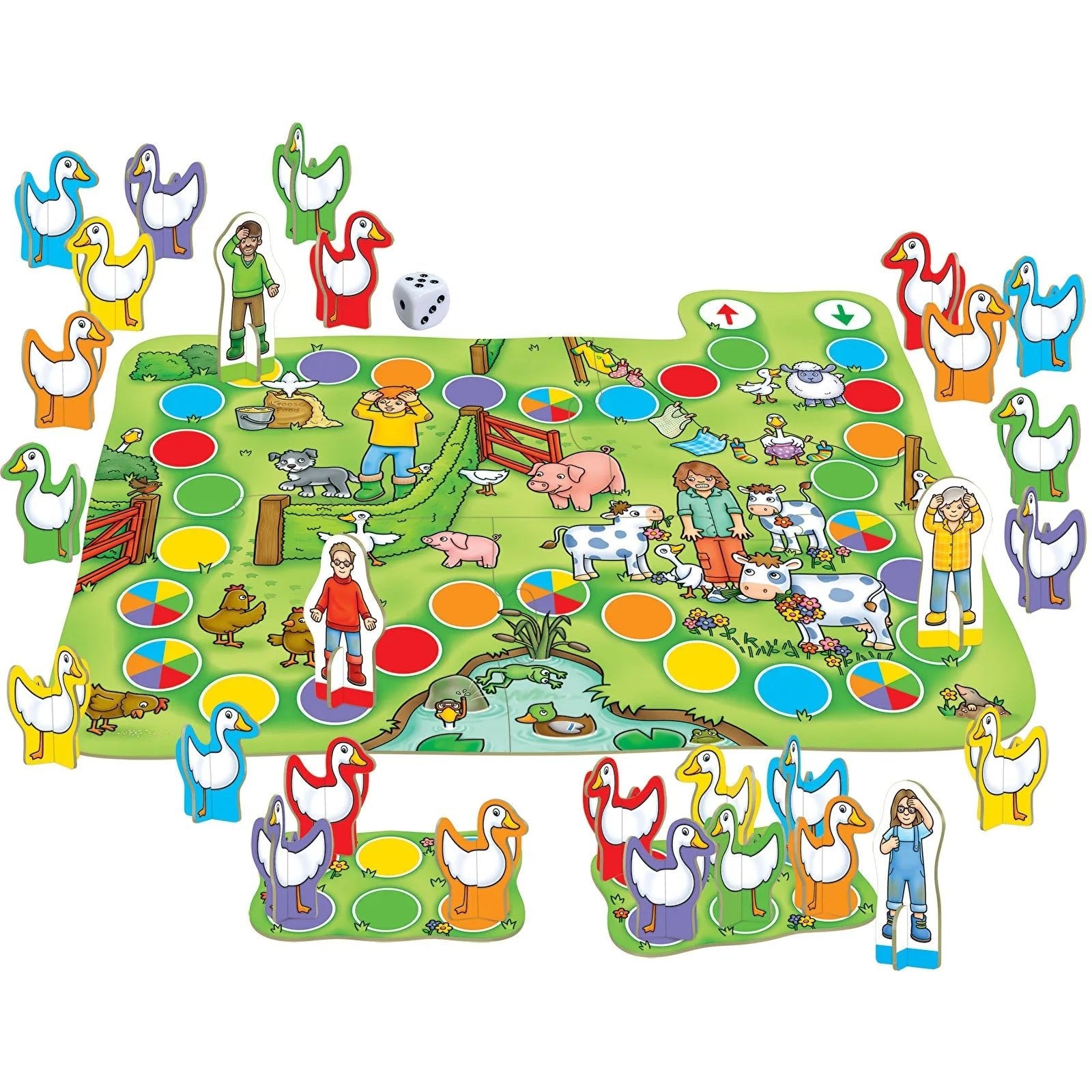 Orchard Toys Goose On The Loose Educational Colour Matching Game - mezetto ebebek ebebek