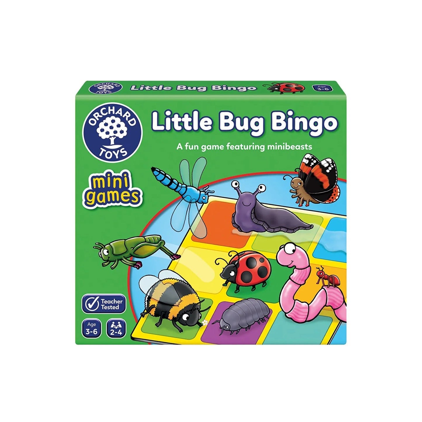 Orchard Toys Little Bug Bingo Mini Game - mezetto ebebek ebebek