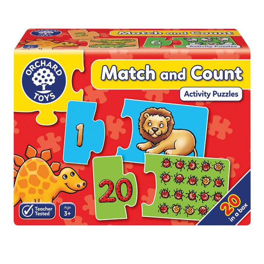 Orchard Toys Match And Count Jigsaw Puzzle - mezetto ebebek ebebek